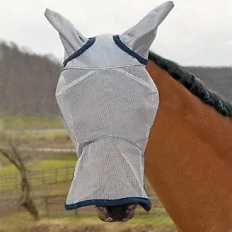 Defender Fly Mask Long Nose with Ears and Reflec - Image 2