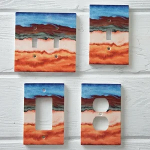 Deleon Desert Dream Switch Plates -Double Switch