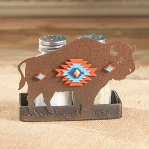Deleon Pecos Buffalo Salt and Pepper Holder