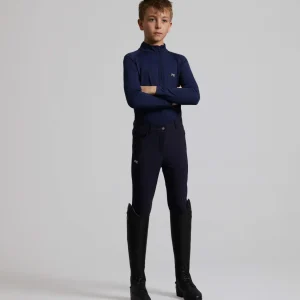 Derby Boys Riding Breeches Navy