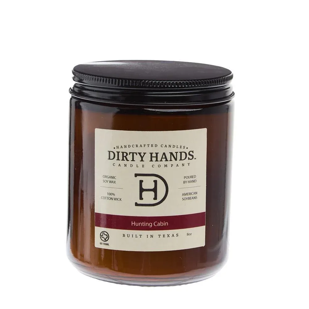 Dirty Hands Candle Company 8oz Hunting Cabin Candle