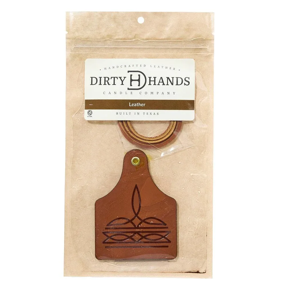 Dirty Hands Candle Company Boot Stitch Leather Freshener