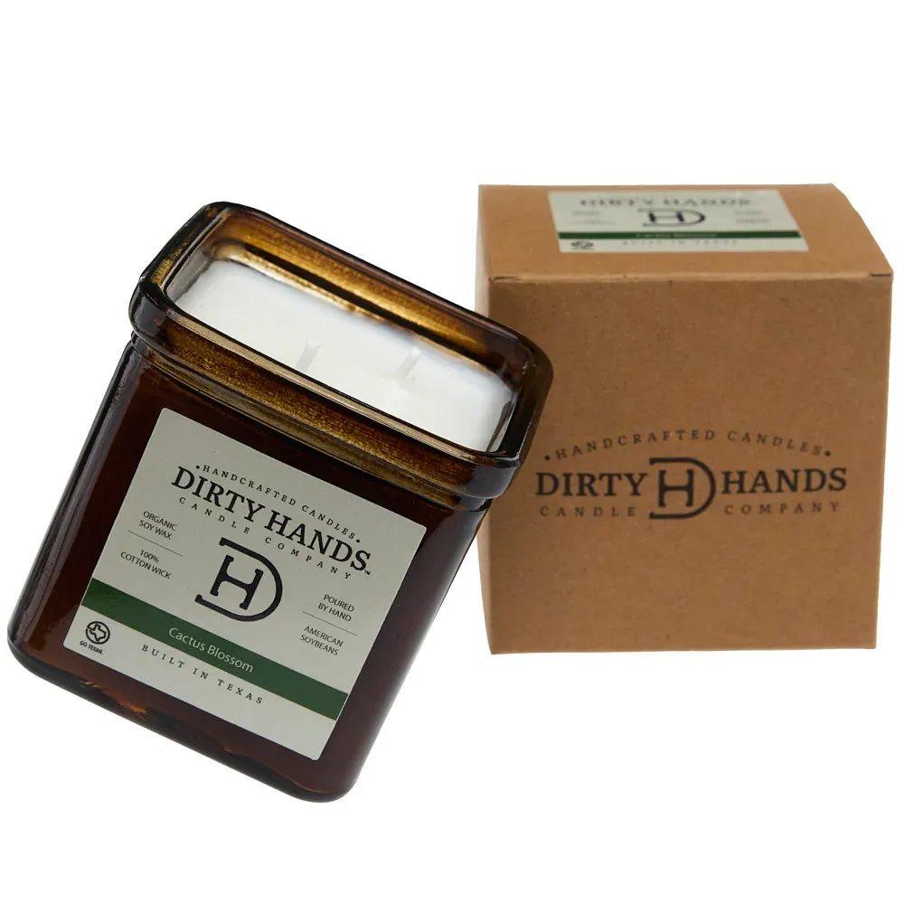 Dirty Hands Candle Company Cactus Blossom Square Candle - Image 2