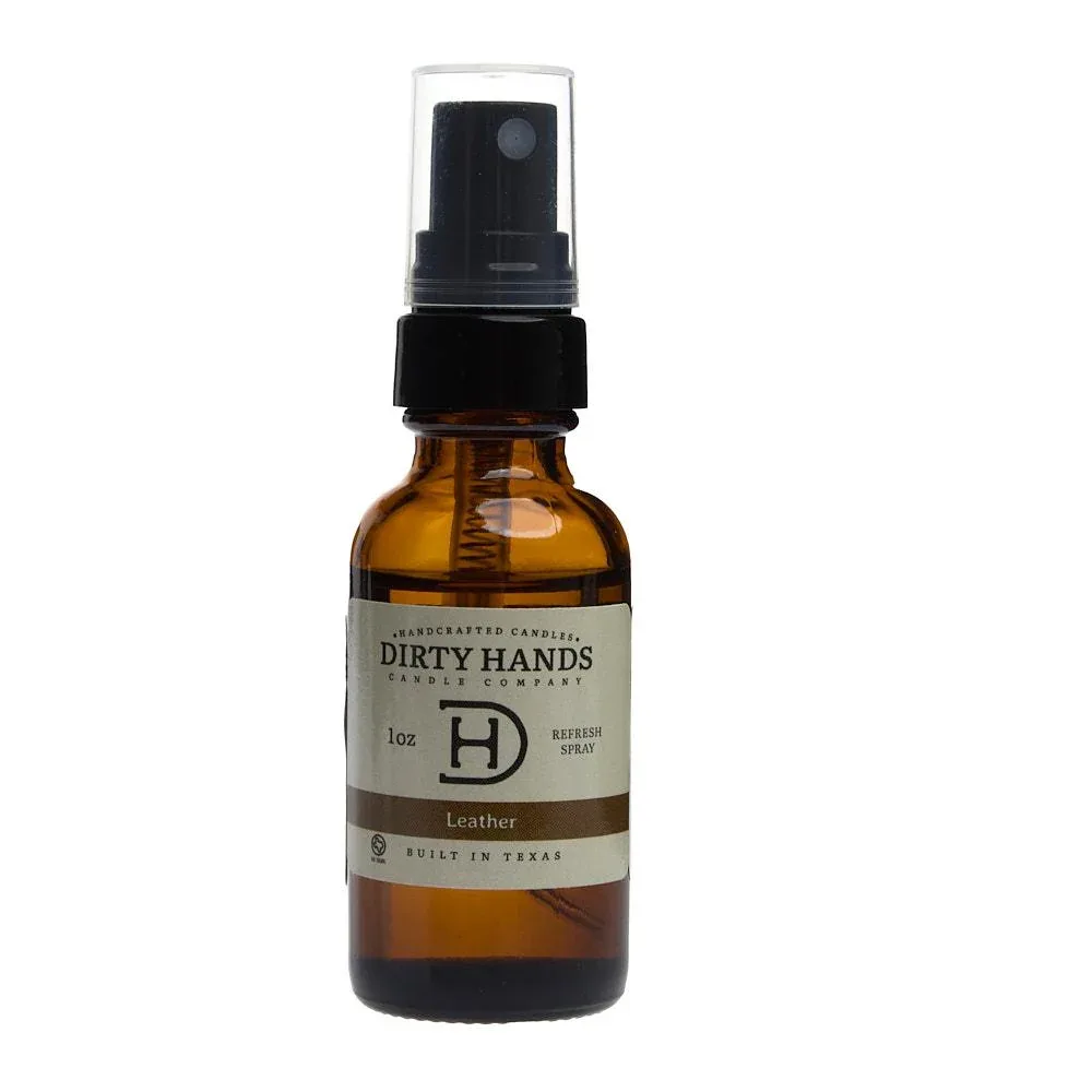 Dirty Hands Candle Company Leather Refresh Spray