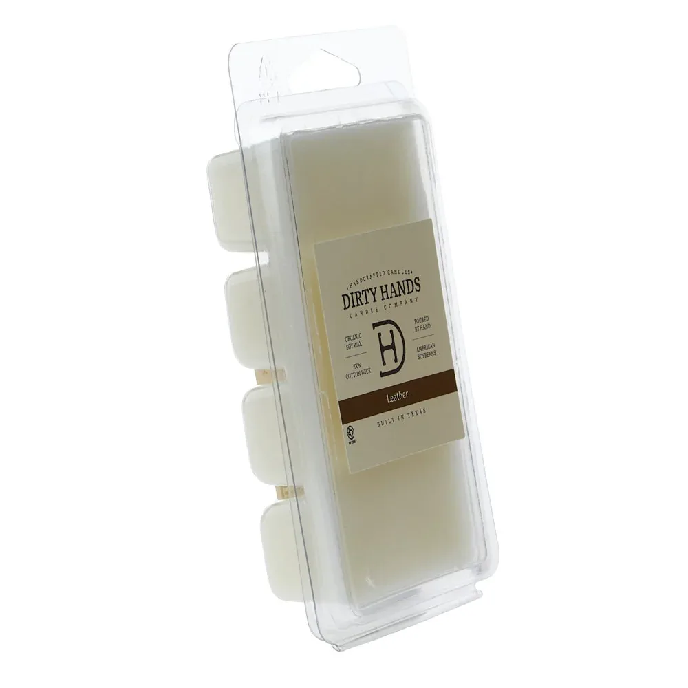 Dirty Hands Candle Company Leather Wax Melt - Image 2