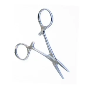 Dog Ear Hair Pulling Hemostat 3.5in Straight Locking