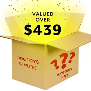 Dog Toy Mystery Box: 57 Pieces