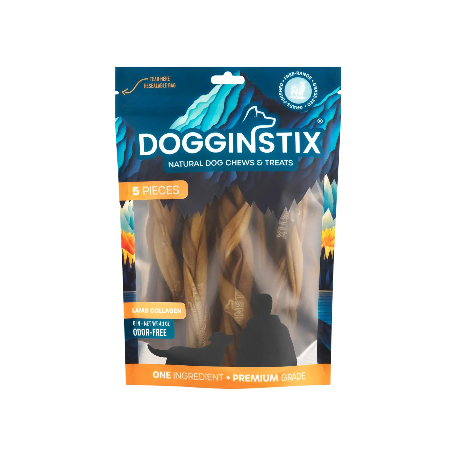 Dogginstix Lamb Collagen Dog Chews