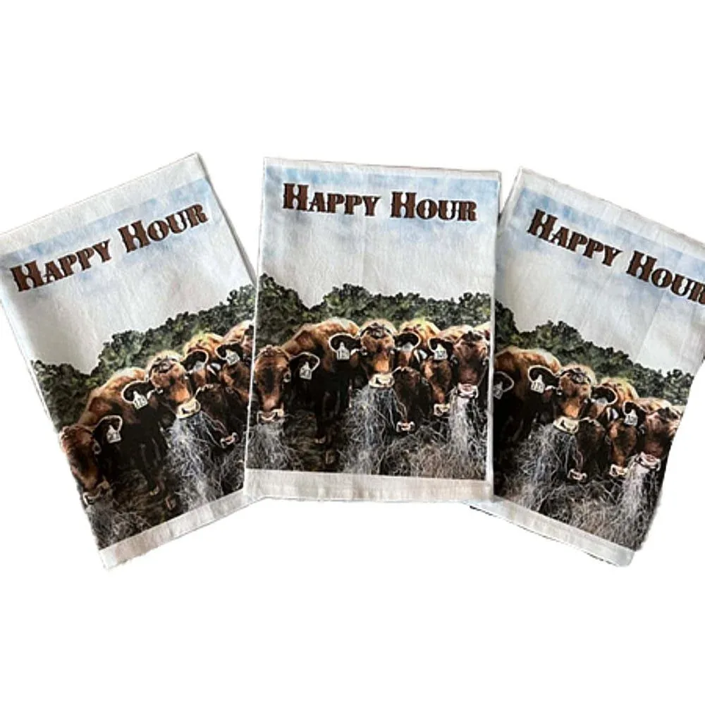 Dolly Estelle Happy Hour Tea Towel