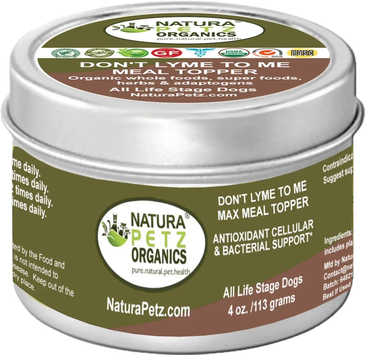 Don'T Lyme To Me Max Meal Topper* Antioxidant Cellular & Bacterial Support* Dogs & Cats* - Image 2