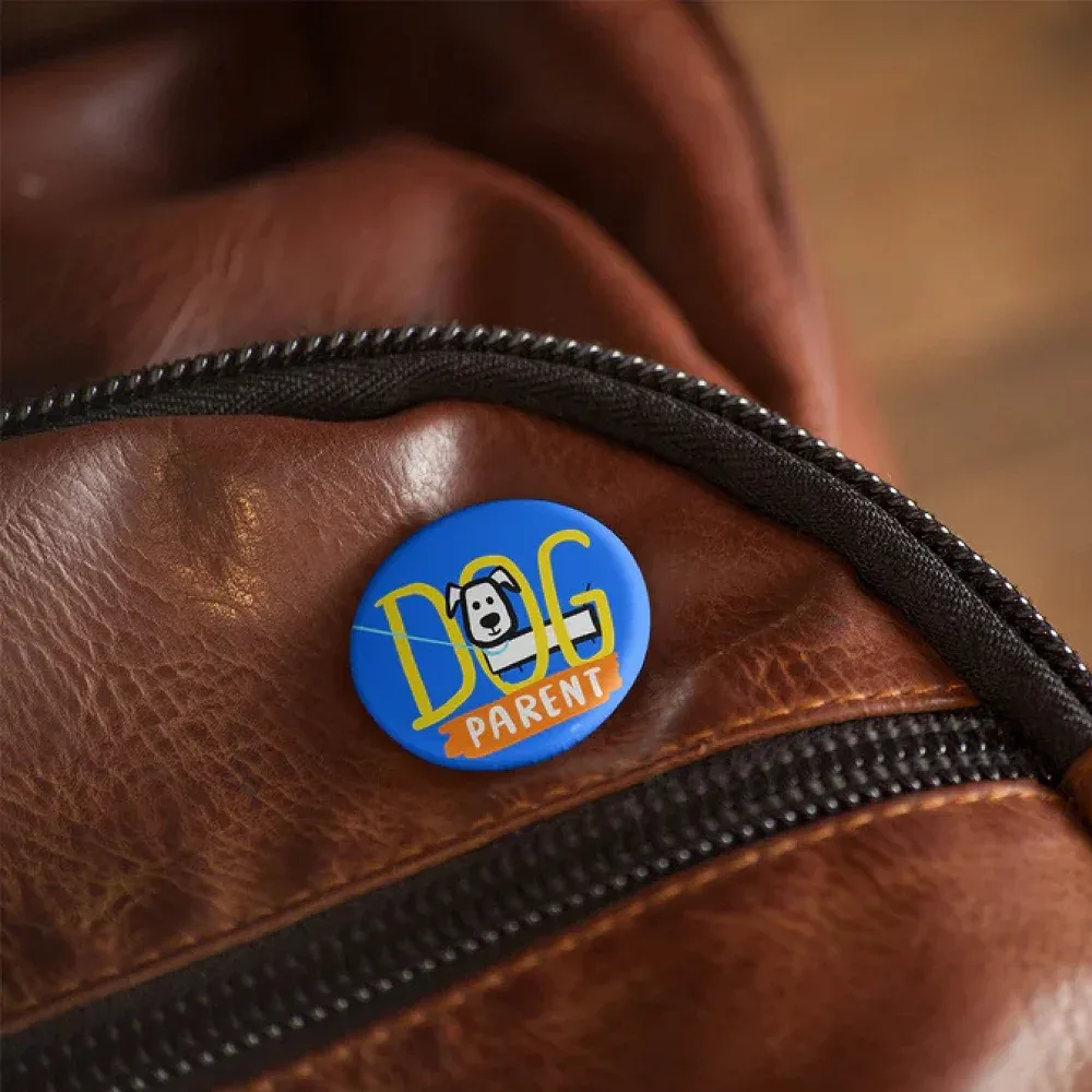 Doodlebawa 2 in 1 Dog Parent Pin Badge and Fridge Magnet - Image 2
