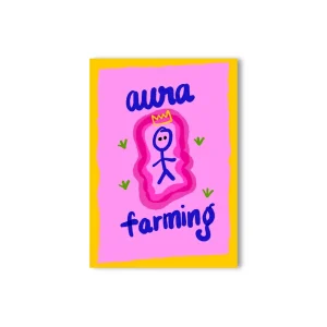 Doodlebawa Aura Farming Pocket Notebook A6 Notebook