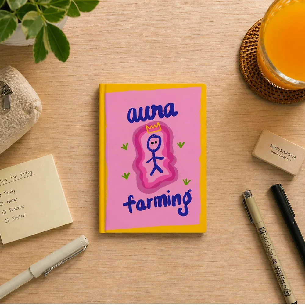 Doodlebawa Aura Farming Pocket Notebook A6 Notebook - Image 2