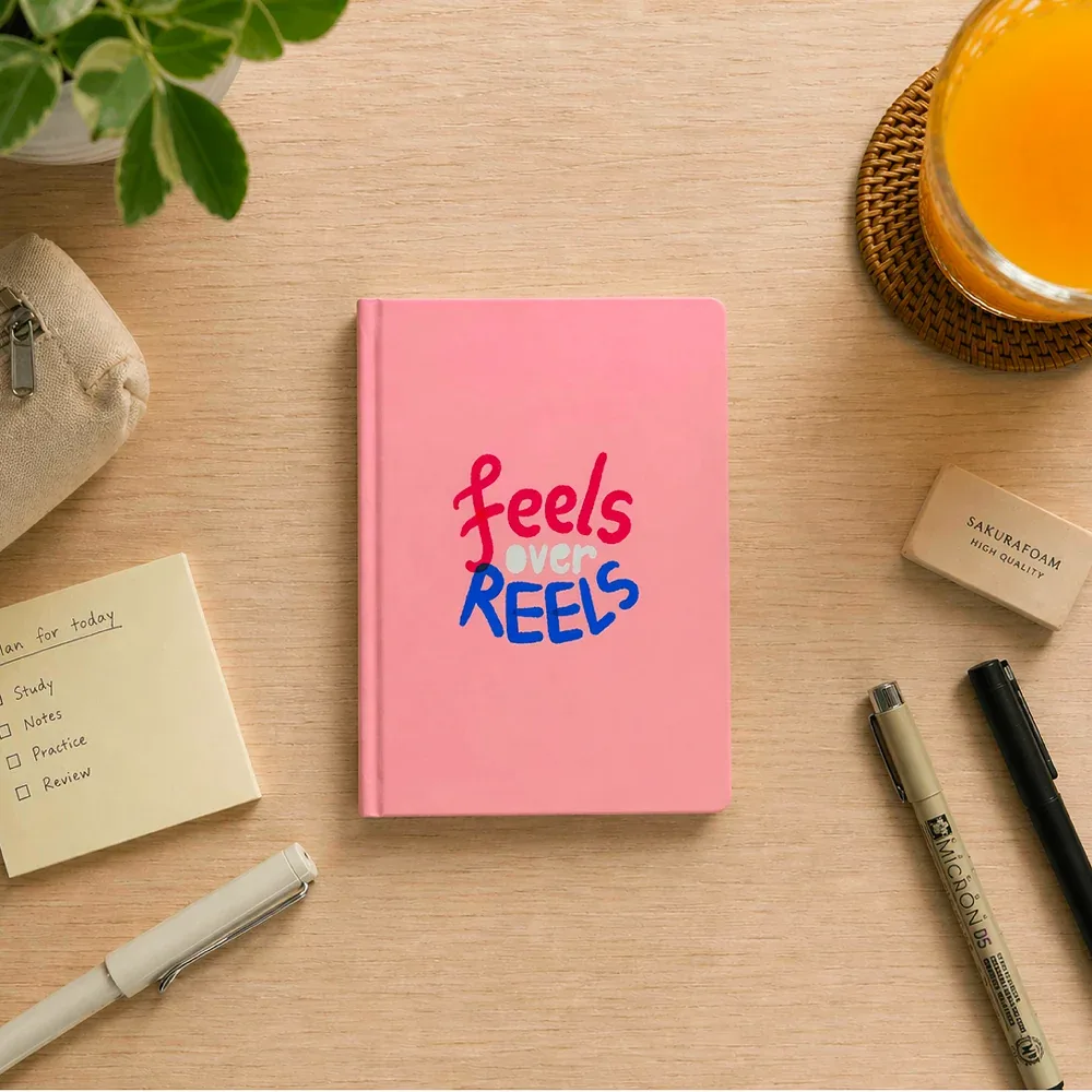 Doodlebawa Feels Over Reels Pocket Notebook A6 Notebook - Image 2