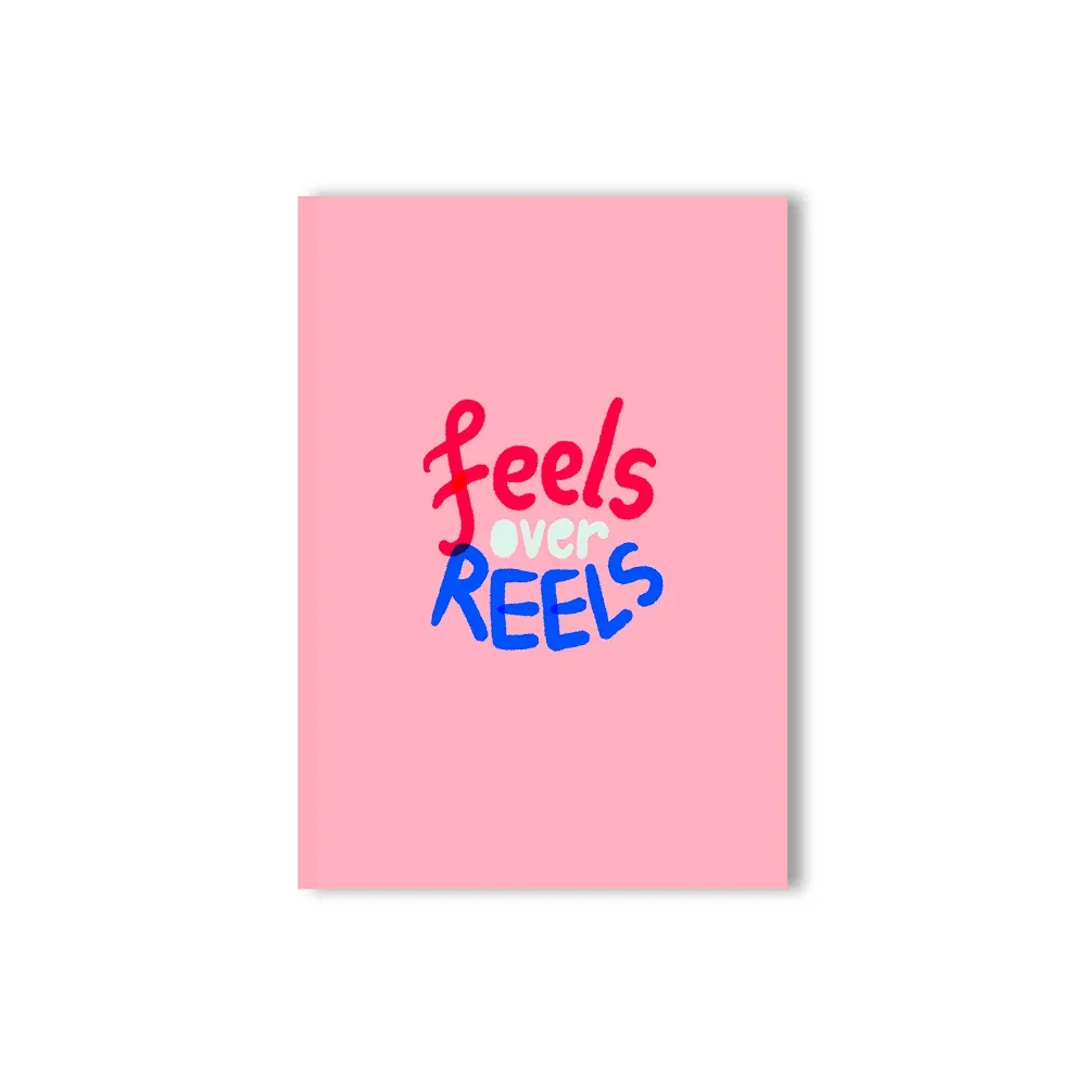 Doodlebawa Feels Over Reels Pocket Notebook A6 Notebook