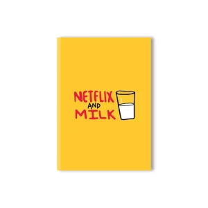 Doodlebawa Netflix and Milk A5 Notebook