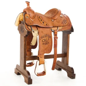 Double J Saddlery Used 13.5in CJRA Trophy Saddle