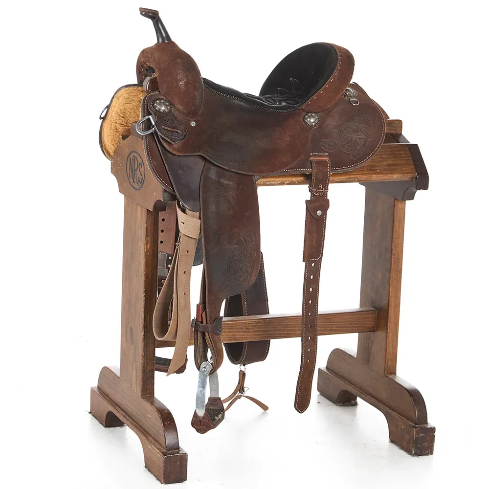 Double J Saddlery Used 14.5in Pozzi Pro Barrel Saddle