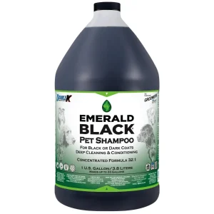 Double K Groomer's Edge Emerald Black Dog Grooming Shamp Gal