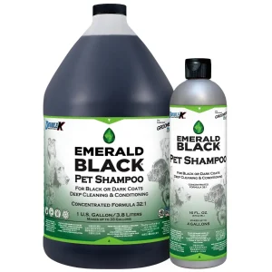 Double K Groomer's Edge Emerald Black Dog Grooming Shampoo