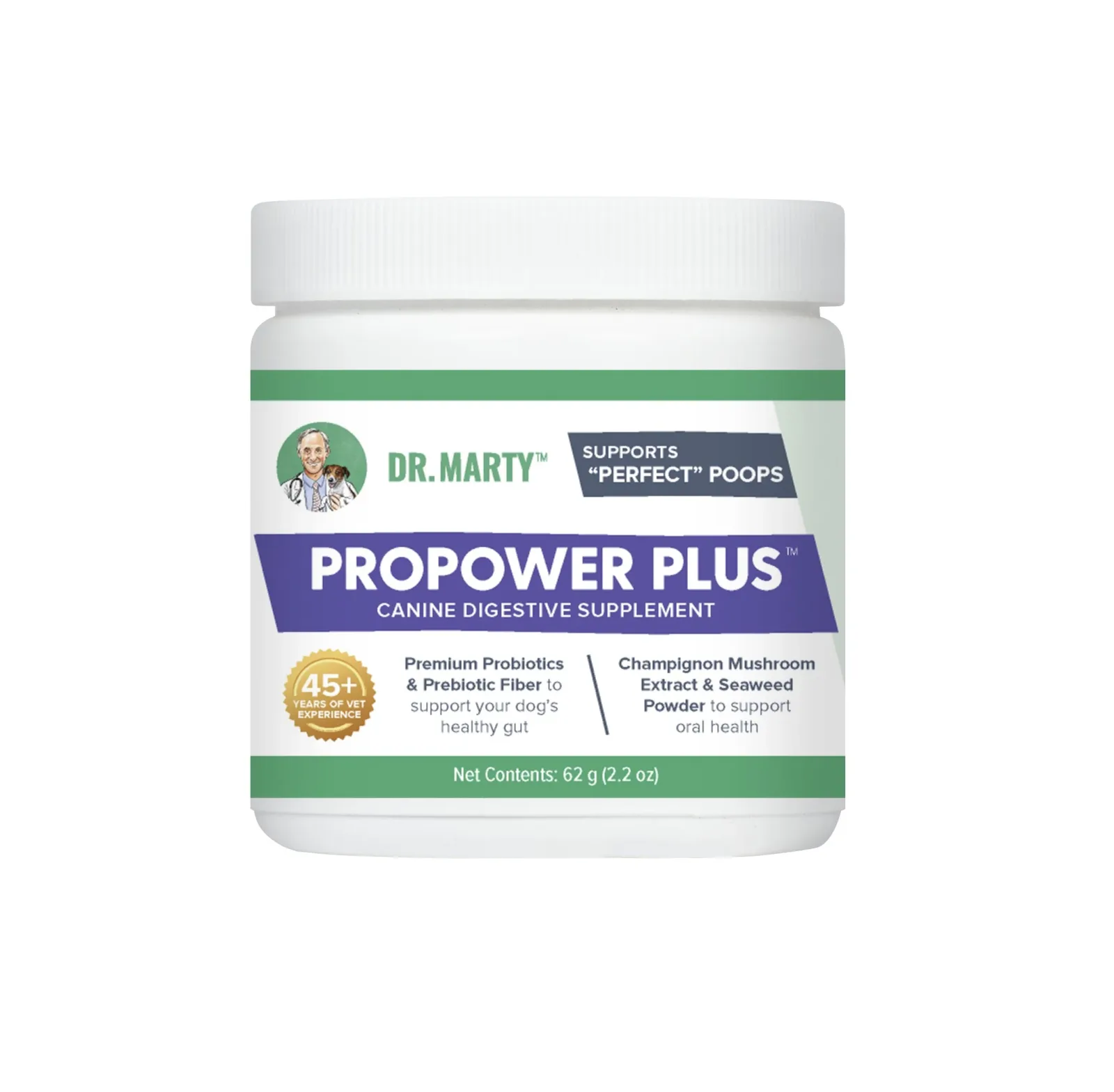 Dr. Marty's ProPower Plus Probiotic Dog Supplement 2.2 oz