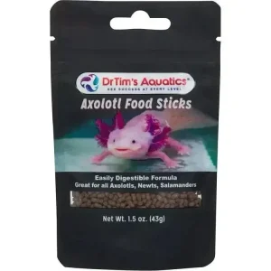Dr. Tim's Aquatics Axolotl Feed Pouch for Healthy Pets