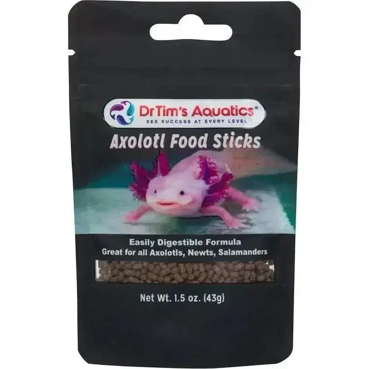 Dr. Tim's Aquatics Axolotl Feed Pouch for Healthy Pets