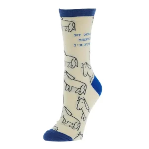 Dreamers & Schemers I`m Funny Crew Socks OSFM