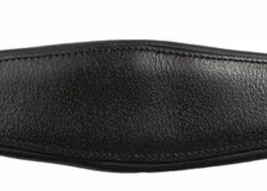 Dressage Girth - Contoured Leather Girth with Elastic Inset