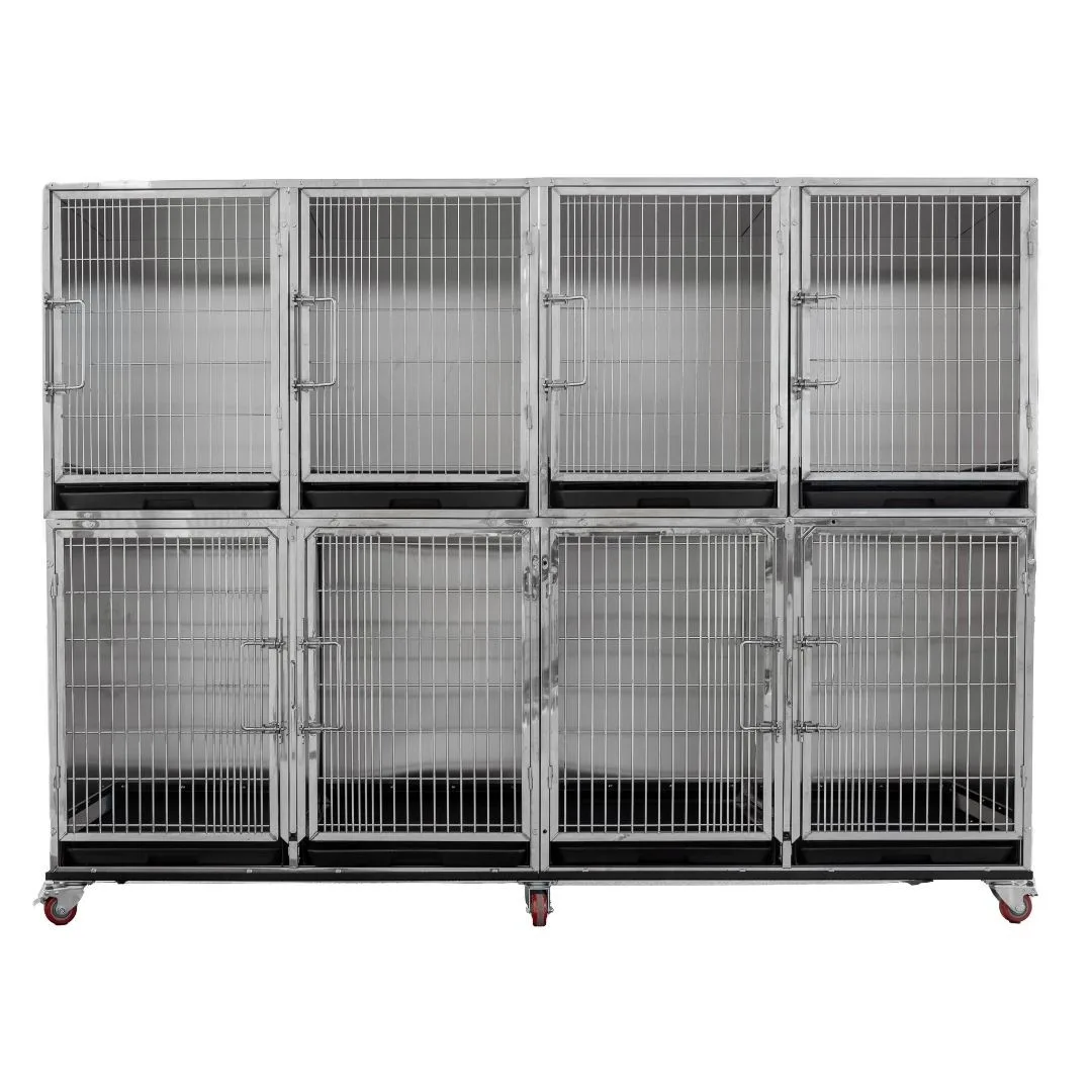 DuraDog 8-Cage Bank (includes Frame with wheels!)