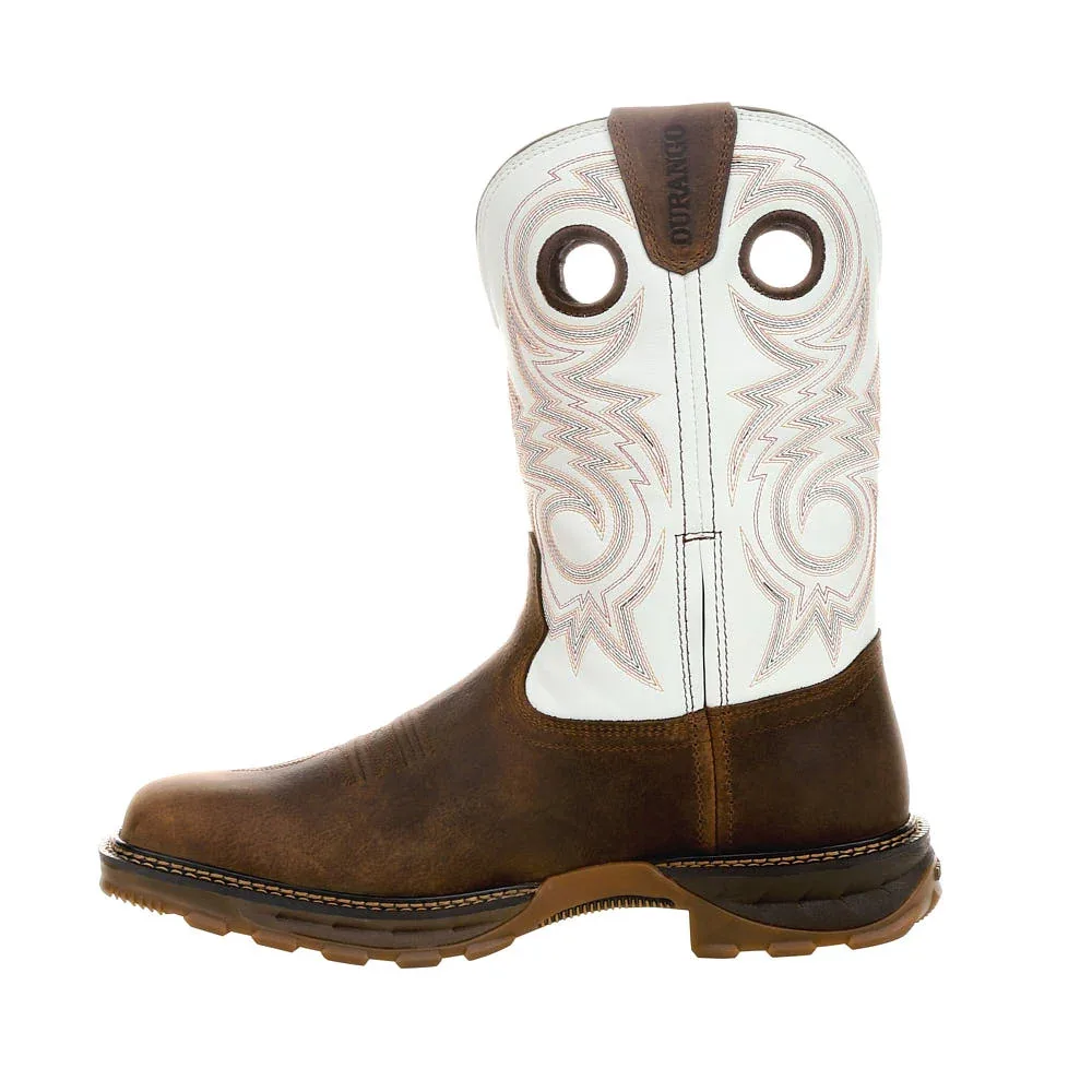 Durango Boots Men's Maverick XP Chocolate and White 11in Work Boots - Image 2