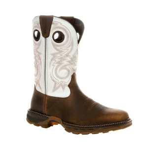 Durango Boots Men's Maverick XP Chocolate and White 11in Work Boots