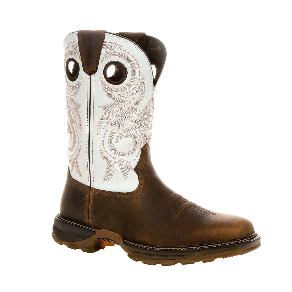 Durango Boots Men's Maverick XP Chocolate and White 11in Work Boots