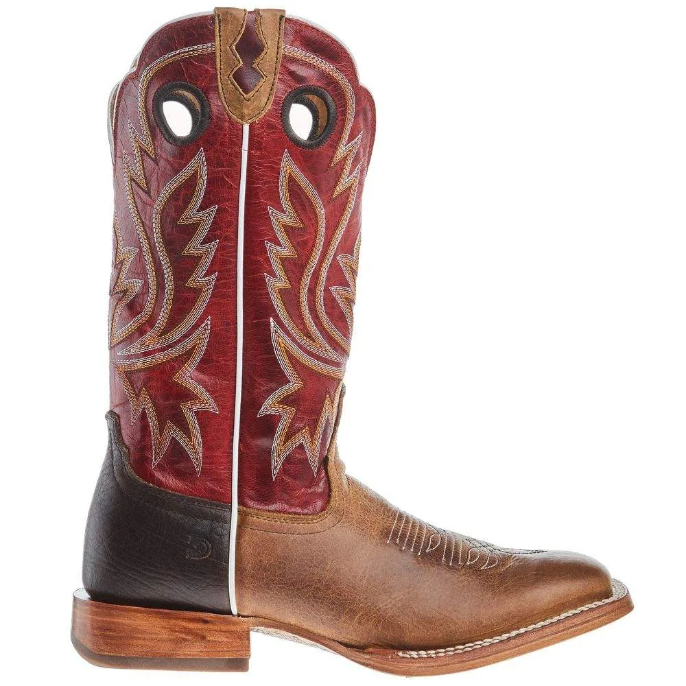Durango Boots Mens PRCA Sand Tobacco Bison 13in Cayenne Top - Image 2