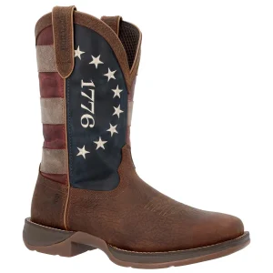 Durango Boots Men's Rebel American 250th Briar Pitstop Vamp 11in Top