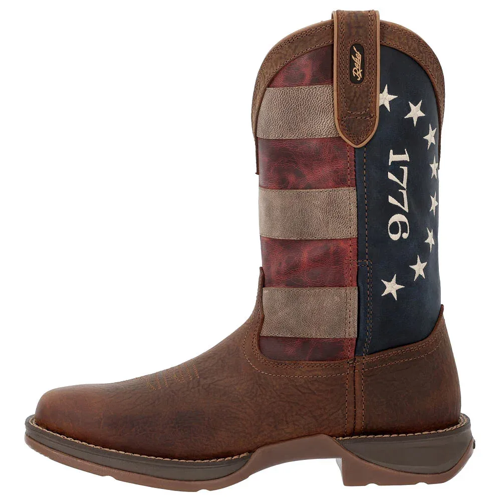 Durango Boots Men's Rebel American 250th Briar Pitstop Vamp 11in Top - Image 2