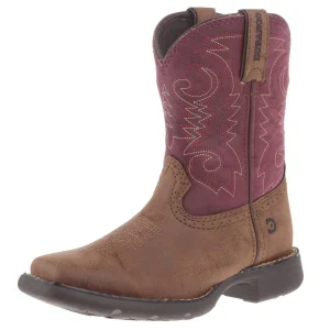 Durango Boots Unisex Childrens Lil` Rodeo Red Shaft Cowboy Boot