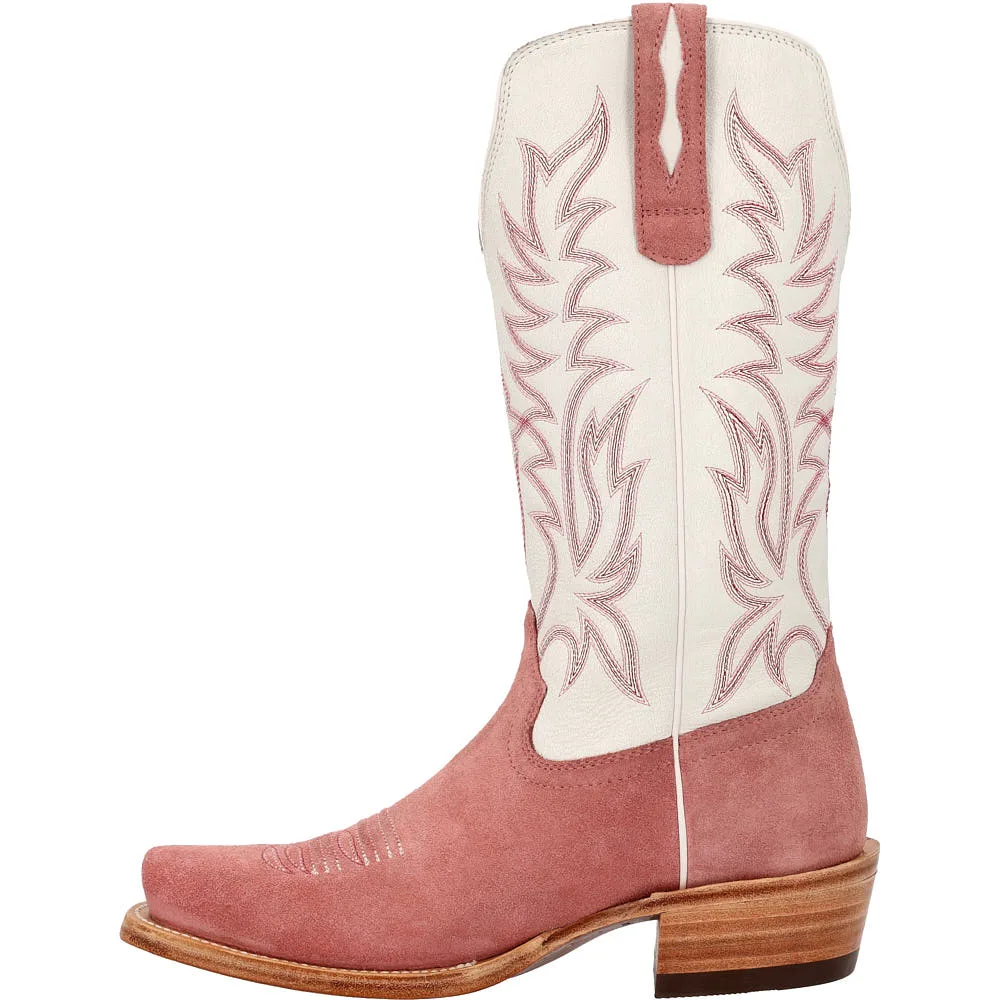 Durango Boots Women's Arena Pro Elite Rose Blush Roughout Vamp 13in Cloud Top - Image 2