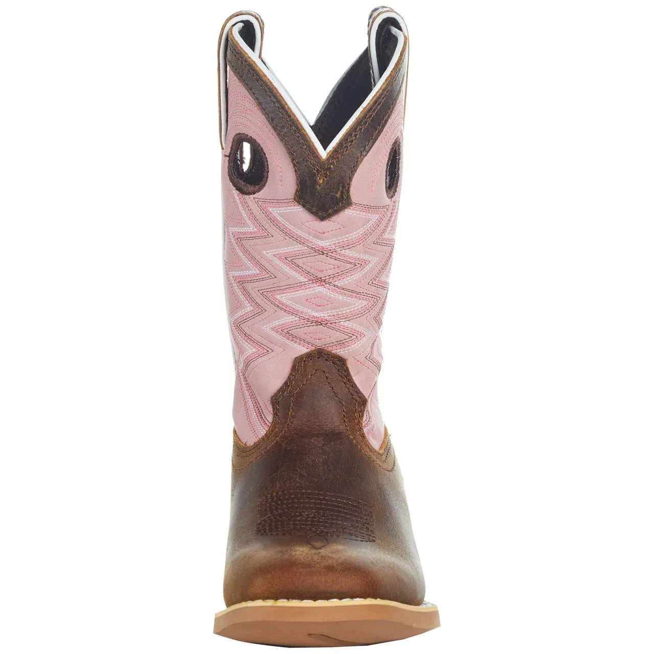 Durango Boots Youth Rebel Pro Chestnut BubbleGum Boot - Image 2