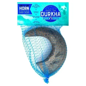 Durkha Natural Water Buffalo Horns for Dogs – Long-Lasting, Natural Dog Treats