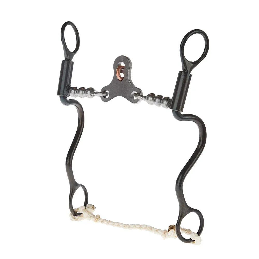 Dutton Bits 3 Piece Triangle Floating Spade Long Calvary with Solid Bead Mouth Piece