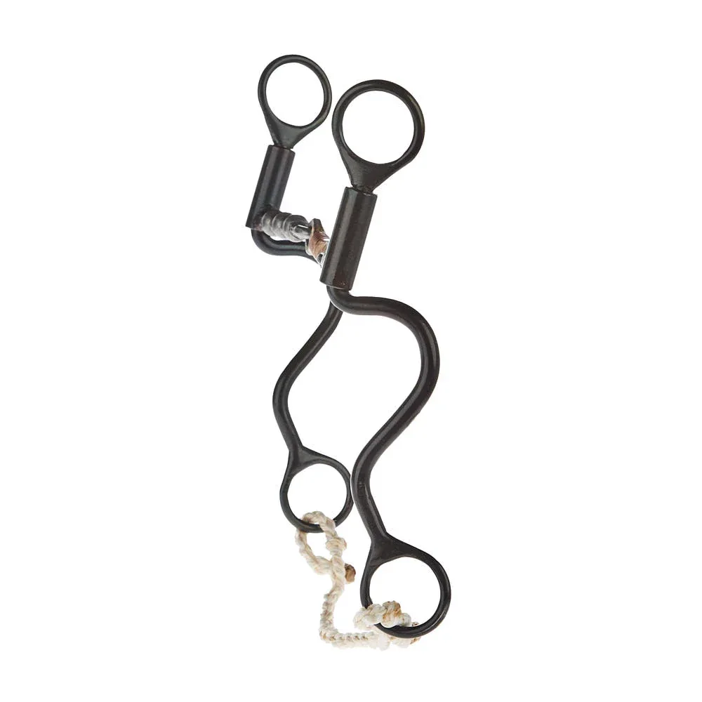 Dutton Bits Calvary Cheek Smooth Dogbone with Solid Bead Mouth Piece - Image 2