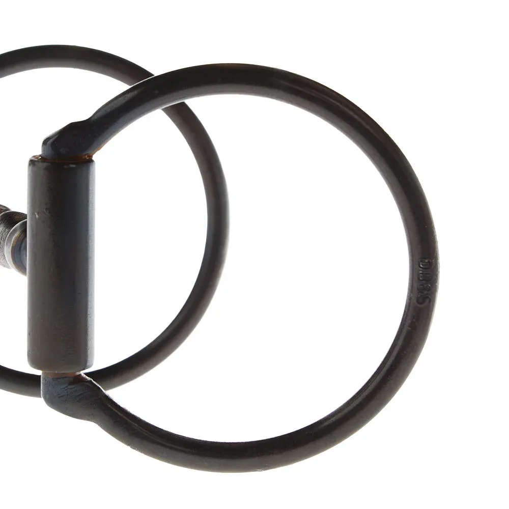 Dutton Bits Traditional Offset D Snaffle with Solid Bead Mouthpiece - Image 2