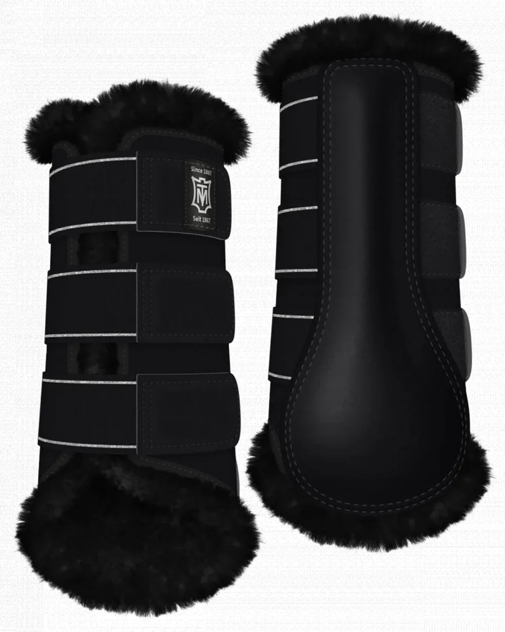 E.A. Mattes Front Sheepskin Boots