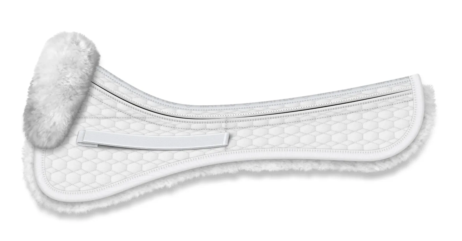 E.A. Mattes Platinum EWWA Sheepskin Dressage Correction Half Pad