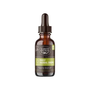 Earth Animal Nature's Protection Daily Herbal Flea & Tick Drops for Dogs & Cats