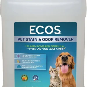 Earth Friendly ECOS Stain & Odor Remover for Dogs and Cats - 128 oz