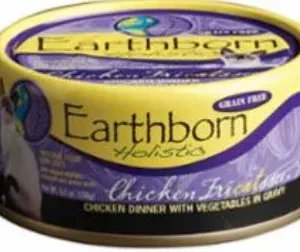 Earthborn Grain-Free Chicken FRICATSSEE Canned Cat Food - 5.5oz Can - Case of 24