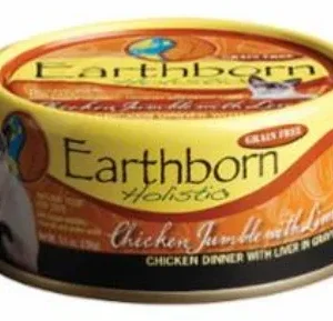 Earthborn Grain-Free Chicken JUMBLE Canned Cat Food - 5.5 Oz - Case of 24
