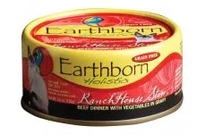Earthborn Holistic Grain-Free RanchHouse Stew Beef Wet Cat Food 5.5 oz 24 ct